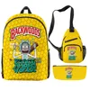 حقيبة ظهر Backwoods 3pcs/مجموعة من النساء رجال Oxford مقاوم للماء خارج سفر دراجة Teenager Boys Birls Birlsbag