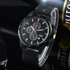 Ferrar Montres-bracelets pour hommes 2023 Montres pour hommes Tous les cadrans fonctionnent Montre à quartz de haute qualité Top Marque de luxe Chronographe Horloge Voiture de sport Mode Type de bracelet en acier