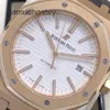 Ap Swiss Relógios de pulso de luxo Royal Oak 15400 Relógio automático masculino de luxo em ouro rosa 18k YHHS