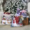 Décorations de Noël Housse de coussin de Noël Décorations de joyeux Noël pour la maison Étui de père Noël Ornement Navidad 2023 Bonne année 2024 R231107