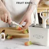 Nya 5/6st köksgadgets och tillbehör Set Holder Peeler sax Egg Beater Fruit Knife Bottle Opener grönsaker Matlagningsverktyg