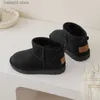 Buty Dzieci śnieżne buty dziewczyny zima nowy średniowieczny styl ciepły pluszowe buty śniegowe chłopcy miękki podeszwa bez poślizgu buty swobodne rozmiar 23-37 T231107