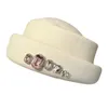 Berets Vintage Top Hat Autumn Winter Women Casual Woolen Felt Beanie For Walking Shopping Teens Lady Accessories DXAA
