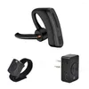 Walkie Talkie Headset Bluetooth-compatible Wireless Rotatable 2 Way Radio Battery Powered Earpiece Earphone With Microphone