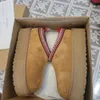 Chinelos Mulheres Chestnut Tazzs Designer Slides Dheepskin Shearling Homens Tasman Clássico Ultras Mini Plataforma Botas Mens Camurça Sapatos Blend Winter Slipper Tamanhos 35-44