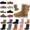 Frau Designer Ultra Mini Stiefel Schnee Ugglie Boot Plattform Boot Frauen Männer Pelz Schaffell Tasman Slipper Tazz Kastanie Sand Senf Samen Beige Winter Ug Boot Booties