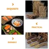 Dinnerware Sets 6 Pcs The Fence Sushi Mesh Product Pography Props Backdrops Miniature Kits Bamboo Decor Curtain