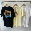 Men's T-Shirts Summer Spring Heavy Fabric Streetwear RHUDE Tee Top Men Women Classic Rhude T-Shirts Hip Hop Loose Short Sleeve Inside Tags