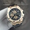 Ap Швейцарские роскошные наручные часы Royal AP Oak Offshore 18-каратное розовое золото Автоматические механические часы 42 мм Мужские часы 26470или бывшие в употреблении мужские часы 5HZ9