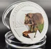 Arti e mestieri ebaywish Amazon Hippo Color Silver Commemorative Coin