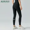 al0lulu مع شعار النساء الرياضة الرياضية السراويل الصالة الرياضية