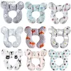 Pillows New Baby Pillow Protective Travel Car Seat Head Neck Support Pillows Newborn Children U Shape Headrest Toddler Cushion 0-3 YearsL231107