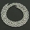 Hot Sale 10mm Diamond Word 8 Button Narrow Custom Infinity Cuban Link Necklace Men Chain