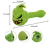 Oogie Boogie Man hand pipe creative silicone pipes glass smoking kit tabacco burning dab rig two colors optional including bowl accesso Dakn