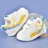 Chaussures de premiers pas en maille pour bébés garçons, printemps et automne de 0 à 1 à 2 ans, semelles souples, Sport pour enfants