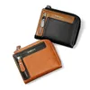 Wallets 2023 Men Small Money Purses Male Thin Wallet Leather Business Card Holder With Clips Purse