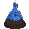 2023 Zomer Mouwloze Victoriaanse Historische Feestprinses Jurk Retro Europese Hof Baljurken Kostuums Voor Vrouwen 3 Kleuren