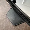 Lustrzane worki na ramię pół księżyca Crossbody Saddle powlekany płótno oryginalna skórzana torebka męska Szybka dostawa z pudełkiem 24,5 cm L446