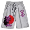 Shorts pour hommes Harajuku Guts Berserk Imprimer Casual Coton Pantalon Court Unisexe Hommes Femmes Cadeau W0407