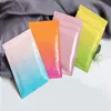 Colorful Aluminum Foil Zip Lock Storage Bag Flat Resealable Food Meat Coffee Powder Snack Xmas Wedding Sugar Nuts Gifts Heat Sealing Pa Fwvs