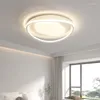 Plafonniers LED modernes Style minimaliste nordique lampe à panneau rond pour salon chambre luminaires d'intérieur