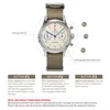 Wristwatches Chronograph Watch for Man Seagull Movement 1963 ST1901 Limited Edition Sapphire مقاومة للماء من الفولاذ المقاوم للصدأ النجم الأحمر 38 ملم