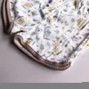 Pijamalar Yaz Baby Bebek Çocuk Romper Setleri Kısa Kollu Çiçek Baskılı Körfez ve Pantolon 2pcs Erkek Kız Giyim 230406