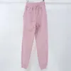 Lu Yoga Legginsy Buba Damskie dresowe spodnie dresowe Odzież jesień i zima kobiety fitness ćwiczenia bawełniane blend jogger dresspanty