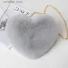 Zaini 2021 Nuova principessa per bambini Ragazze Portamonete in peluche 16 colori Amore Borsa a tracolla pelosa Regalo di San Valentino Borsa a forma di cuore Portamonete Hot Q231108