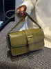 Omuz Çantaları Çapraz Çantalar Kadınlar İçin Saf Renk Vintage Üçlü Bölme Kanalı Çift Kayışlar Kare Soulder Messenger Çantası 2023Catlin_fashion_BAGS