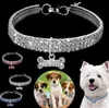 Strass dierbenodigdheden Hond Kat Halsband Kristal Puppy Chihuahua Halsbanden Ketting Voor Kleine Middelgrote Honden Diamanten Sieraden Accessoires SN4237