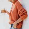 Frauen Pullover 2023 Verkauf Herbst Winter Mode Pullover Strickwaren Dicken Faden Farbige High Neck Pullover Büro Kleidung Tragen