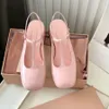 luxury designer ballet heels retro cow patent leather stitching package head Mary Jane heels pumps shoes macaroon T strap Kitten heels Slingback sandals