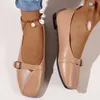 Schuh Flache Schuhe, englische Lederschuhe für Damen, Waldstil, weiße literarische und Retro-Schuhe, kleine und frische Einzelschuhe für Damen