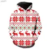 Felpe con cappuccio da uomo Felpe Babbo Natale Albero di Natale Felpe con cappuccio da uomo 2022 Vendita calda Hip Hop Streetwear Divertente Long Sle Cool Felpe Pullover SpringL231107