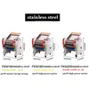 FKM-160 Elektrisk deg för hushållens kommersiella rostfritt stål Nudel Maker Dough Roller Presser Machine