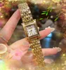 Petit carré montre à quartz de créateur célèbre pour femmes classique en acier inoxydable numéro numérique horloge étanche super lumineux chaîne bracelet montre-bracelet Reloj Hombre