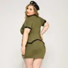 Army Uniform Cosplay Set Women Dress Underwear Erotic Lingerie Porno Costumes Sexig roll Spela Outfits Clubwear