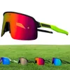 Cycling Sunglasses Bike Eyewear Full frame TR9O Black polarized lens Outdoor Sport Sunglasses 3PCS Lens model 9463 MTB Cycle Goggl3952764