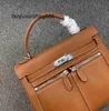 Luxury Handbags Lakis 32cm Swift Leather 2023 New Genuine Leather Women's Bag with Double Pocket Zipper Handheld One Shoulder Diagonal Cross Fashion Button