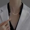 Lies Ketting Tian Ketting Vrouwelijk Sterling Sier S Diamant Set Glimlach Gezicht Mode Student Kraag Ketting Teller Ontwerper