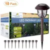 Lawn Lamps LED Waterproof Solar Powered Lamp Outdoor Solar Garden Lantern Pathway Lights Landscape Light For Lawn Patio Yard Walkway Decor P230406