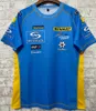 T-shirt da uomo T-shirt in jersey Aston Martin Polo AMF1 2023 T-shirt ufficiale da uomo Fernando Alonso Formula 1 Tuta da corsa Camicia F1 Polo MOTO T-shirt da motociclista