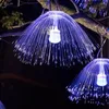 Strings 60/80CM Kerstboom Kwallen Hanglamp Buiten Glasvezel Fairy String Light LED Garland