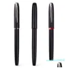 wholesale Fountain Pens Pimio Matte Black Series Pen Luxury Metal Ink Christmas Engraved