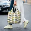 Torby na zakupy urocze druk rytm STEM Multi Orla Kiely Tote Recycling Canvas na ramię kupujący torebki