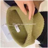Beanie/skull Caps Skl for Women Casual Windproof Wool Warm Fashion Knitted Hat Designer Letter Ce Solid Christmas Hats 22ss Winter D Dhdvs