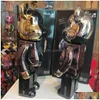 Yenilik Oyunları Yenilik Oyunları Bearbrick Daft Punk 400% 28cm Ortak Parlak Yüz Şiddet Ayı 3D ORİJİNAL SÜNENMEN GOLİKLE MODEL DEC DHCSN