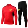 2023 2024new Tute Flamengo Tuta da allenamento Tuta da allenamento 23 24 Maglia da calcio Flamengo Tuta mezza zip Tuta da calcio per uomo e bambino chandal futbol Sportswea