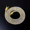 Small Size 2Mm 3Mm Vvs1 Lab Diamond Moissanite Tennis Necklace Sterling Sier